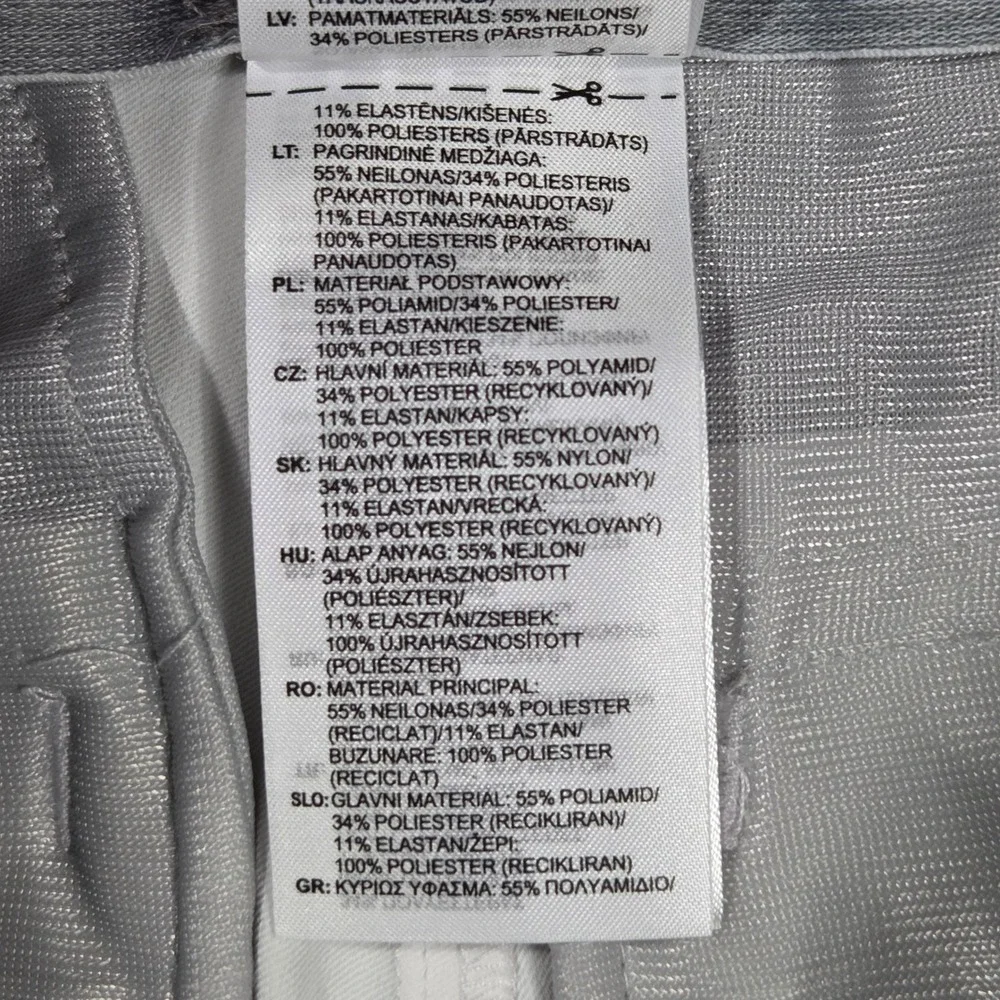 Adidas Mens White Golf Pants 30x32 Stretch Performance Trousers Sport Athleisure